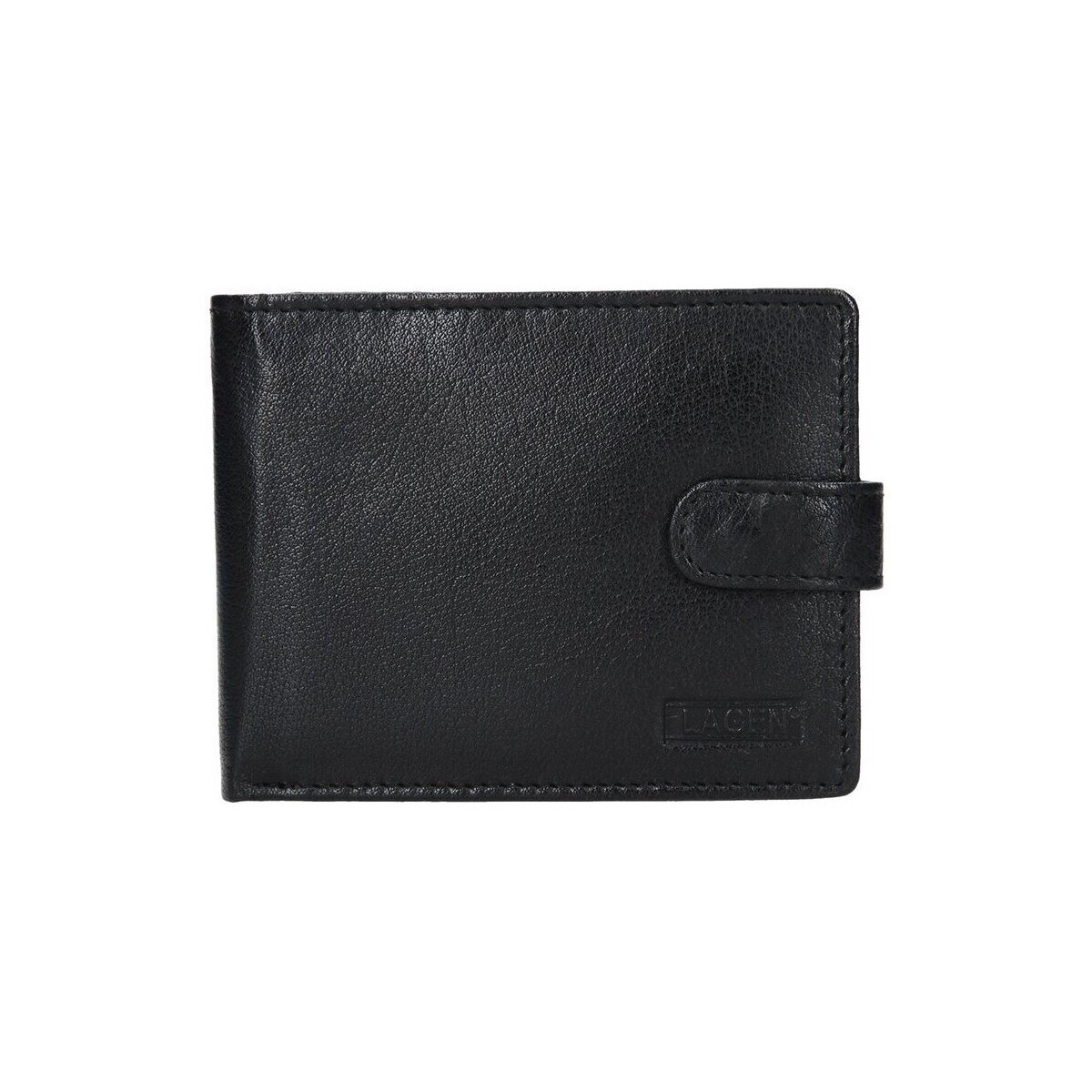 Lagen  V-42 černá pánská kožená peněženka  Černá