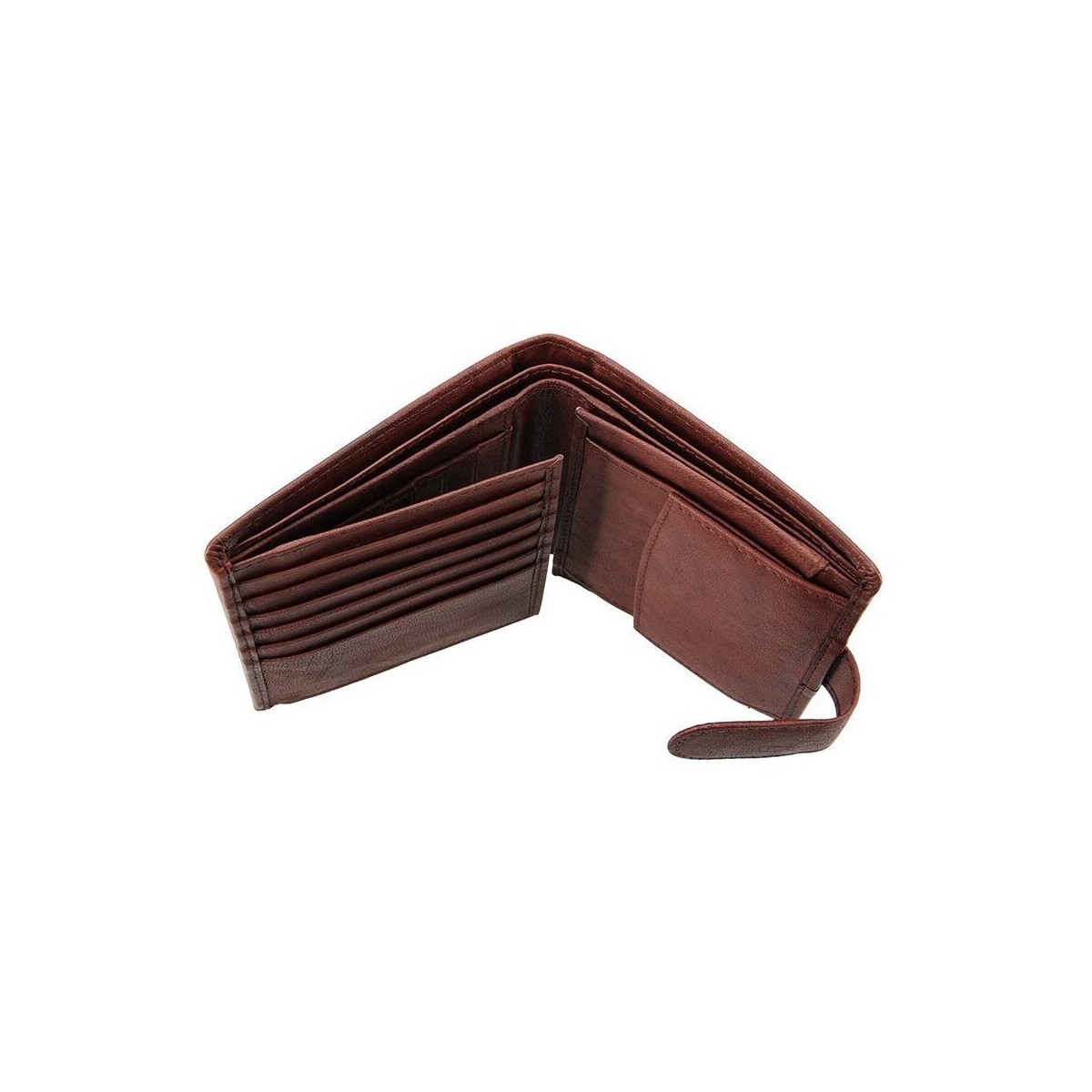 Lagen  V-84 hnědá pánská kožená peněženka  Hnědá