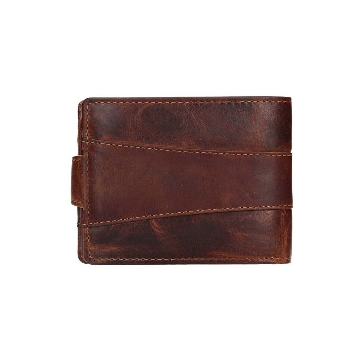 Lagen  V-98-M hnědá pánská kožená peněženka  Hnědá