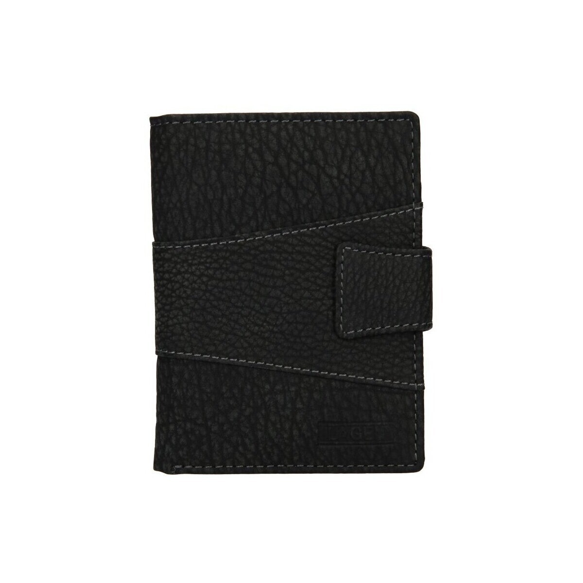 Lagen V-99-W černá pánská kožená peněženka Černá