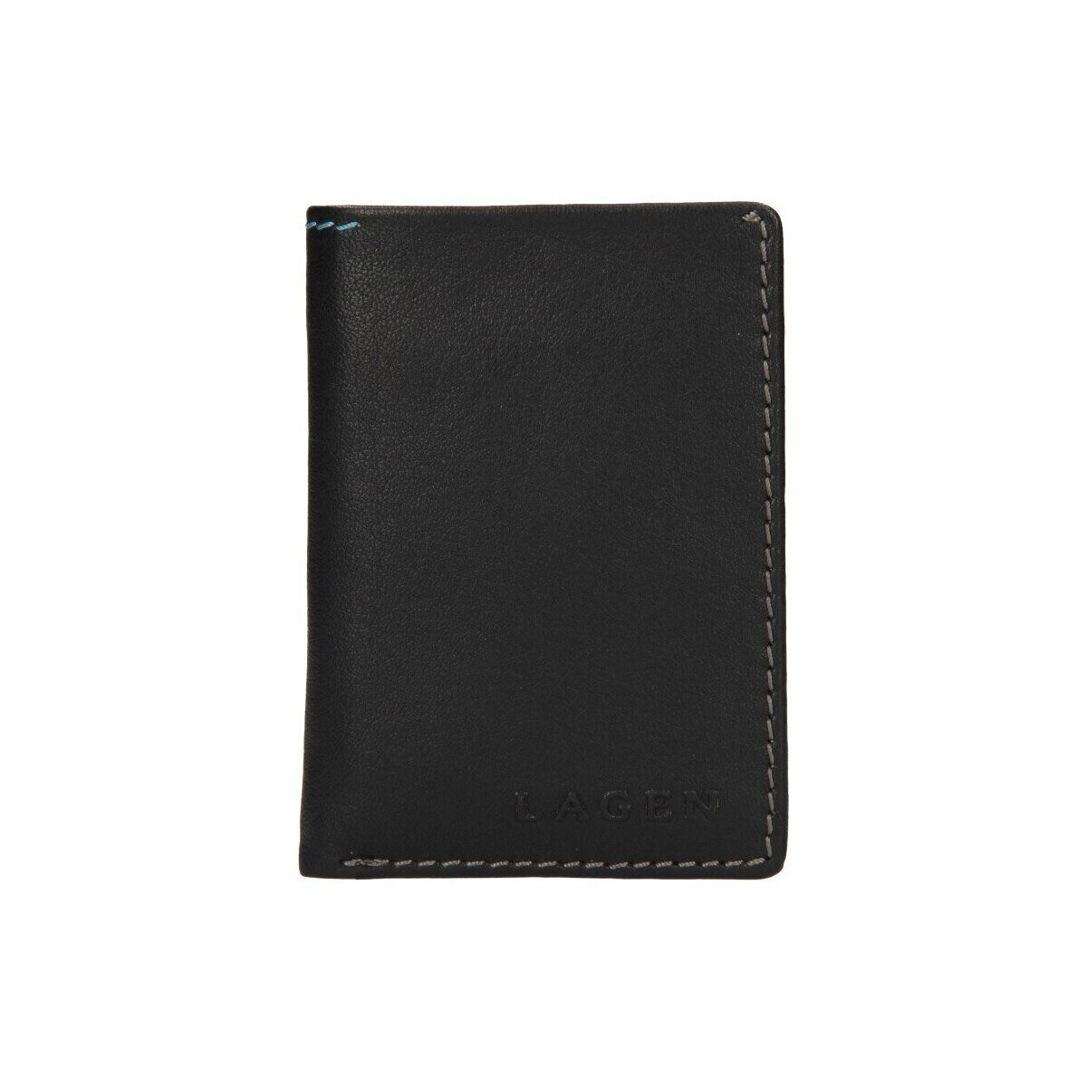 Lagen TP-810 černá pánská kožená peněženka Černá