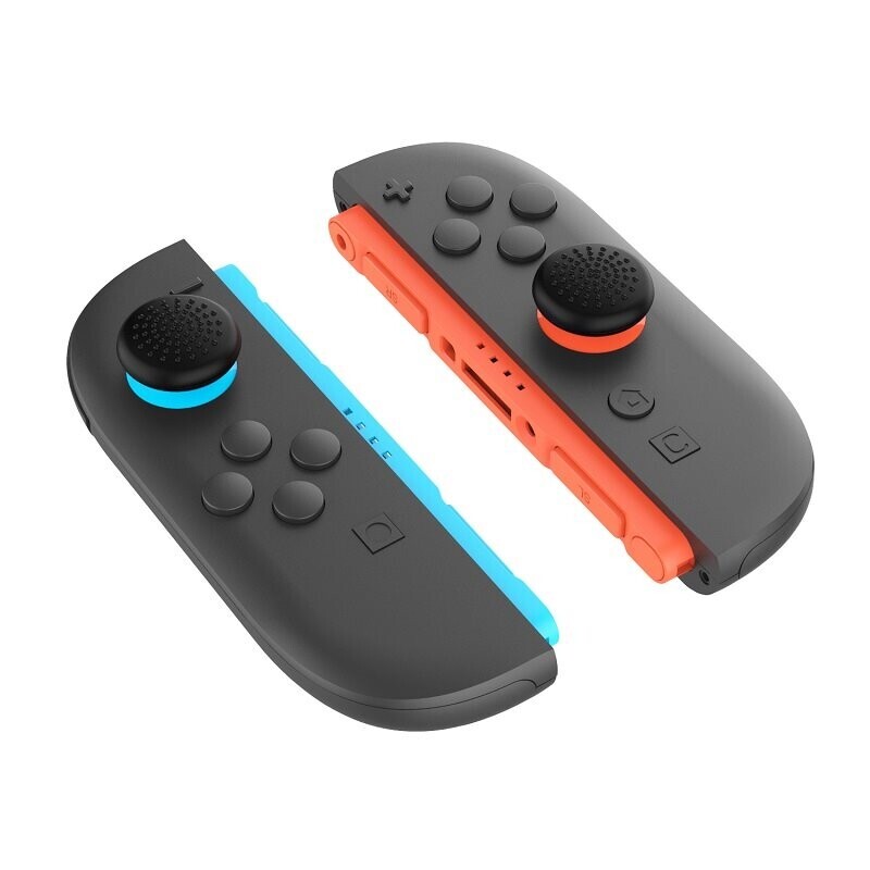 iPega SW2026B Silikonové Krytky Ovládacích Páček JoyCon Ovladače pro Nintendo Switch 2 6ks černá