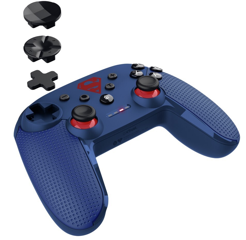 Trust Gamepad GXT 542SM Muta Superman s Bluetooth pro Nintendo Switch/PC/Android/iOS modrá