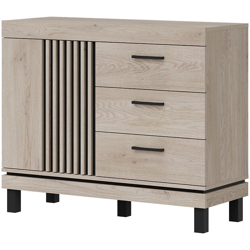 Komoda Mati Mi03 dub cremona/černá