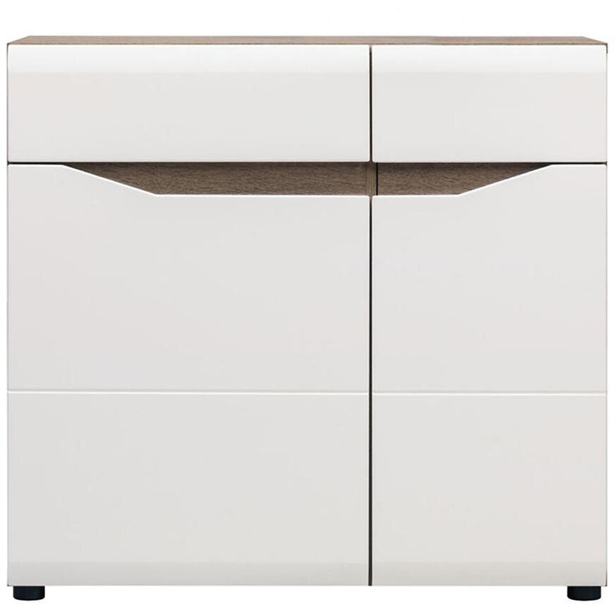 Komoda Lionel Li02 dub sonoma/bílá