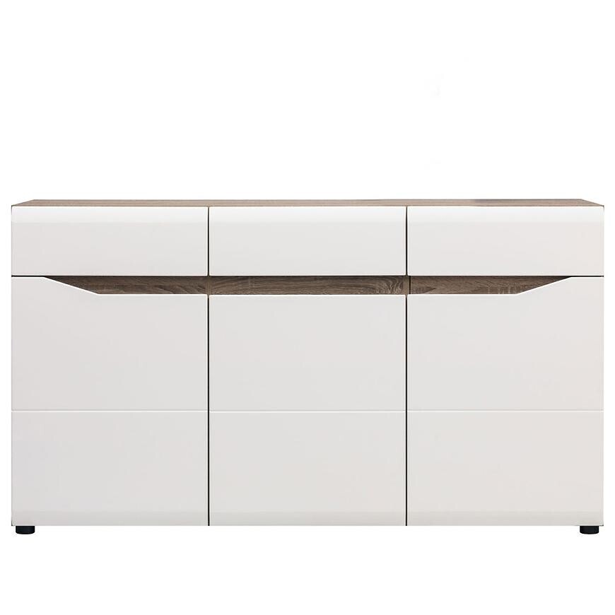 Komoda Lionel Li03 dub sonoma/bílá