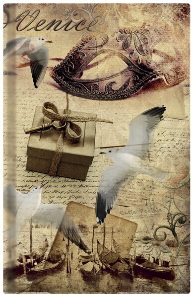 Baloušek Notes A6 - linkovaný - Lamino - Venice - BU068-8