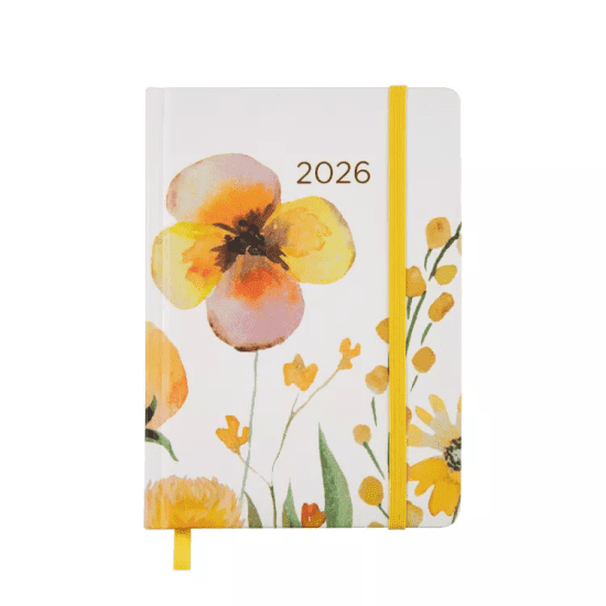 Albi Denní diář B6 - Žluté květiny - 54908