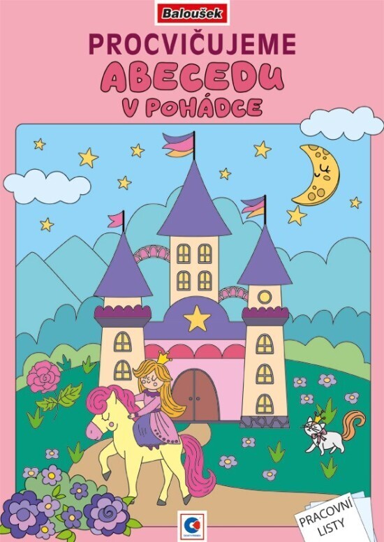 Baloušek Omalovánky A4 - Procvičujeme abecedu - V pohádce - BO764