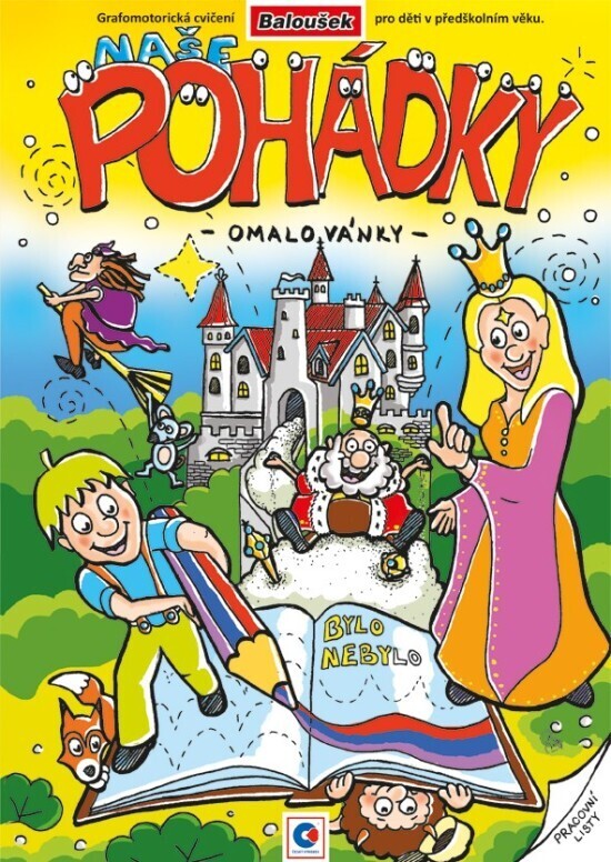 Baloušek Omalovánky A4 - grafomotorická - Naše pohádky - BO768