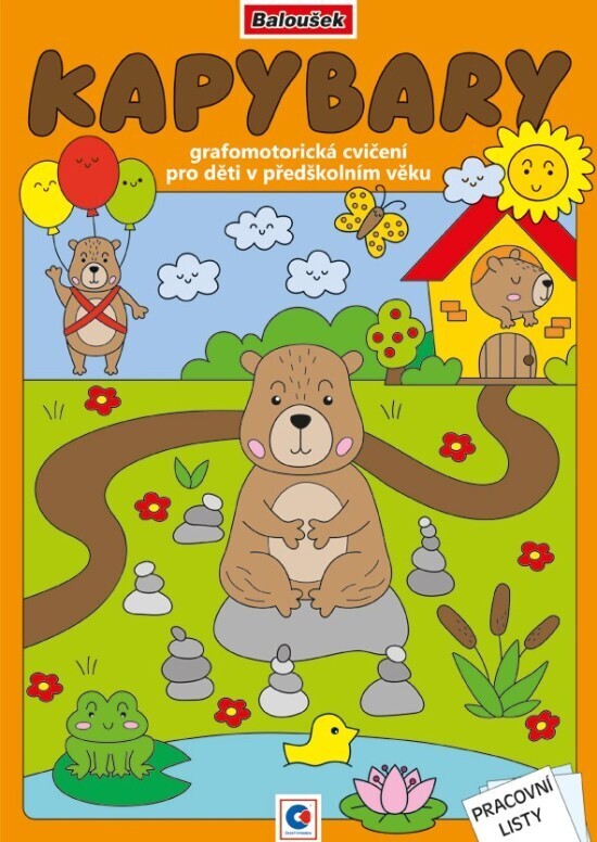 Baloušek Omalovánky A4 - grafomotorická - Kapybary - BO771