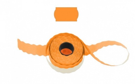 Europapier Značkovací etikety 25 x 16 Contact oblé oranžové