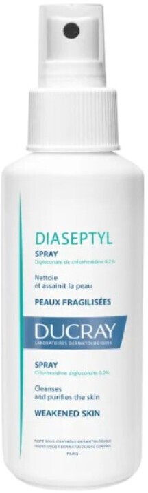 Ducray Antibakteriální dezinfekční sprej pro poraněnou pokožku Diaseptyl (Spray) 125 ml