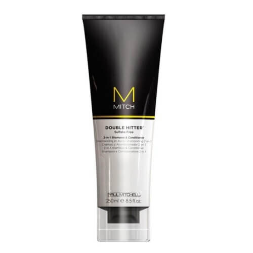 Paul Mitchell Bezsulfátový pečující šampon a kondicionér 2v1 Mitch (Double Hitter Sulfate-Free 2 In 1 Shampoo & Conditioner) 250 ml