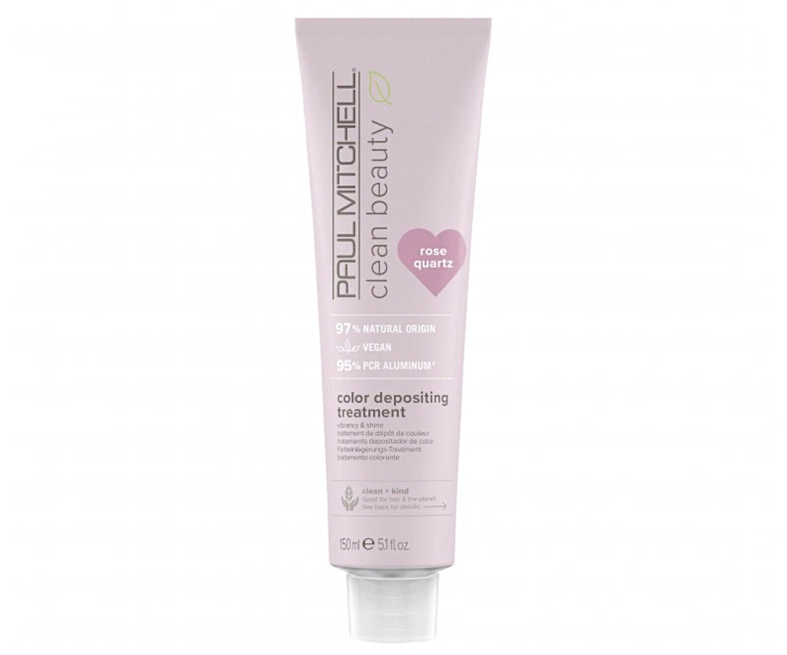 Paul Mitchell Tónovací maska na vlasy Clean Beauty Rose Quartz (Color Depositing Treatment) 150 ml
