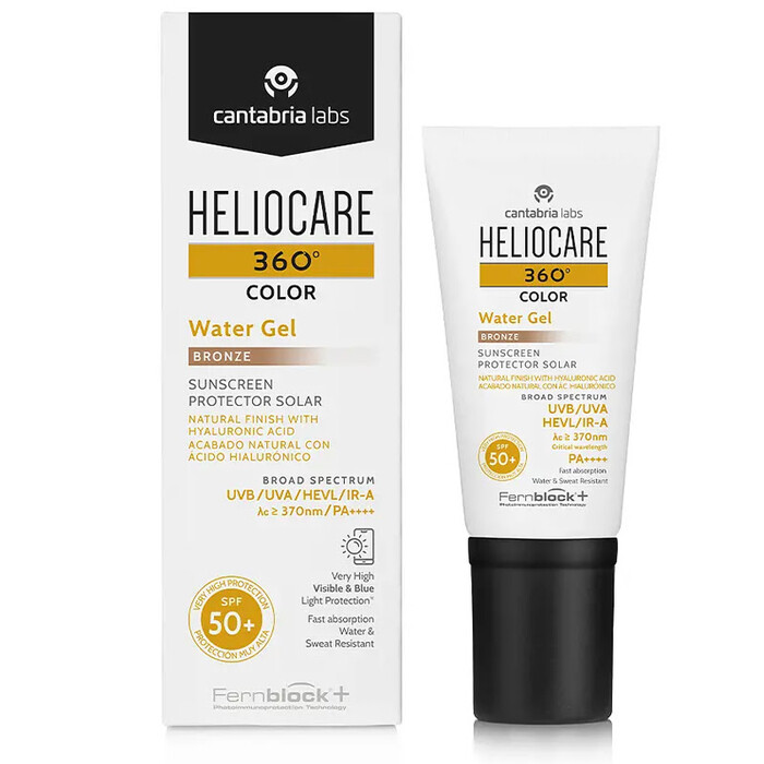 Heliocare Tónovací ochranný gel 360° Color (Water Gel) 50 ml Bronze