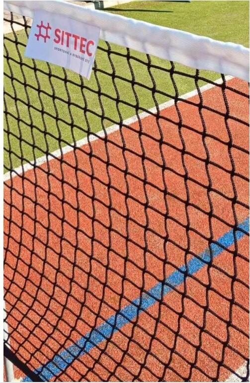 Sittec tenisová síť Zesílená-zdvojená 12,72 x 1,07 m