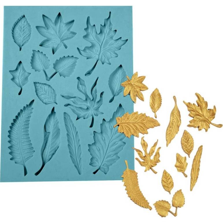 Silikonová formička listy 15x12cm - Cakesicq