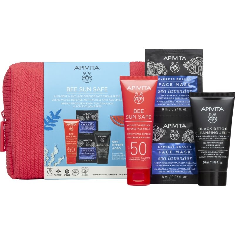 Apivita Bee Sun Safe Anti-Spot and Anti-Age GIft Set dárková sada na opalování SPF 50