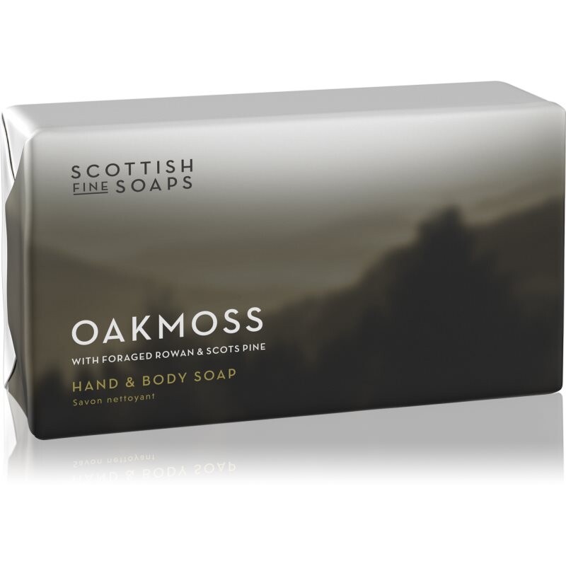 Scottish Fine Soaps Oakmoss tuhé mýdlo na tělo 220 g