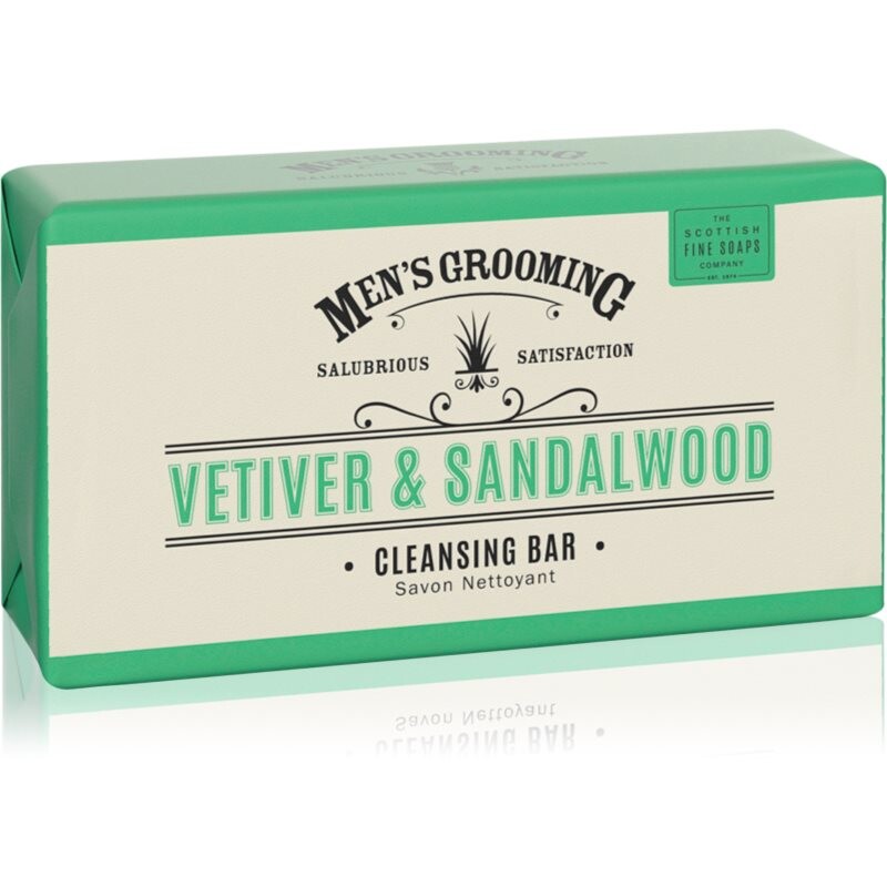 Scottish Fine Soaps Men’s Grooming Vetiver & Sandalwood čisticí tuhé mýdlo pro muže 220 g