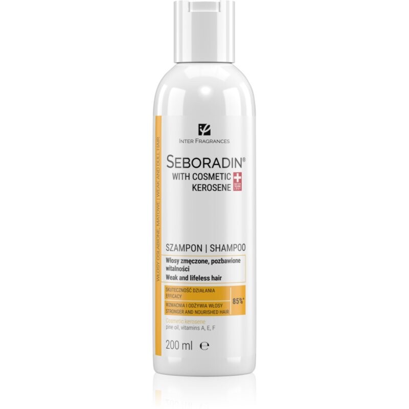 Seboradin With Cosmetic Kerosene šampon pro posílení a lesk vlasů 200 ml