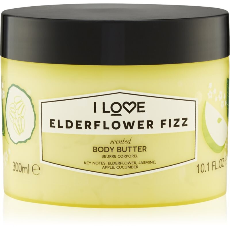 I Love Elderflower Fizz tělové máslo 330 ml