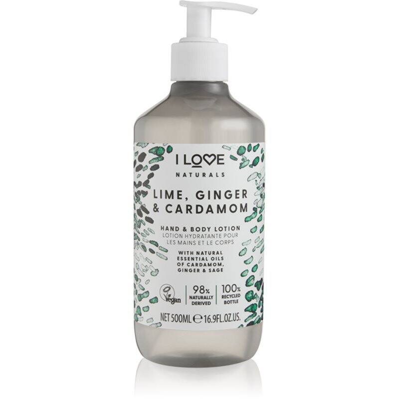 I Love Naturals Lime, Ginger & Cardamom tělové mléko 500 ml