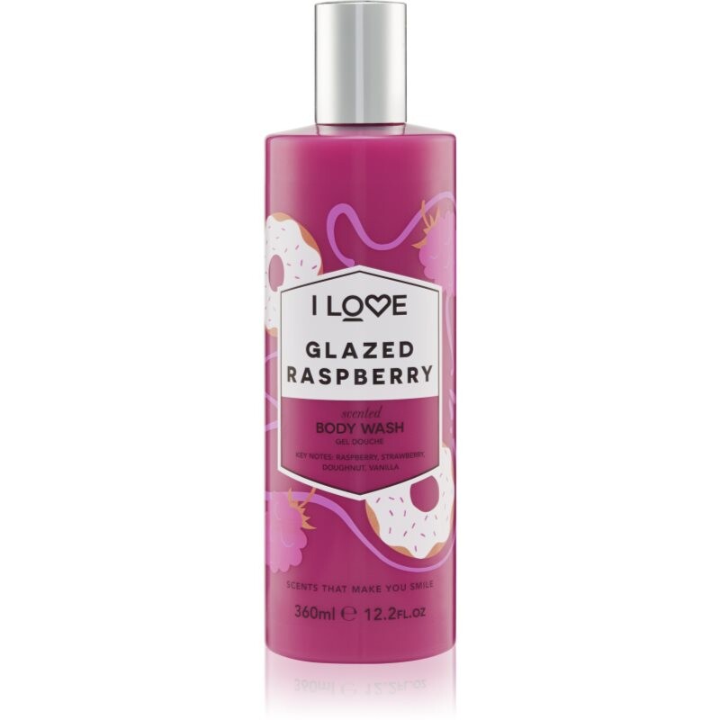 I Love Glazed Raspberry sprchový gel 350 ml