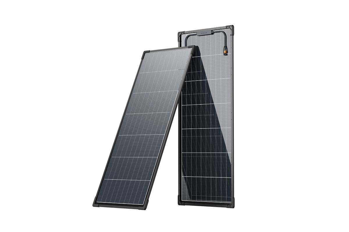 Sada 2x fotovoltaických panelů EcoFlow 130W (pevná konstrukce)