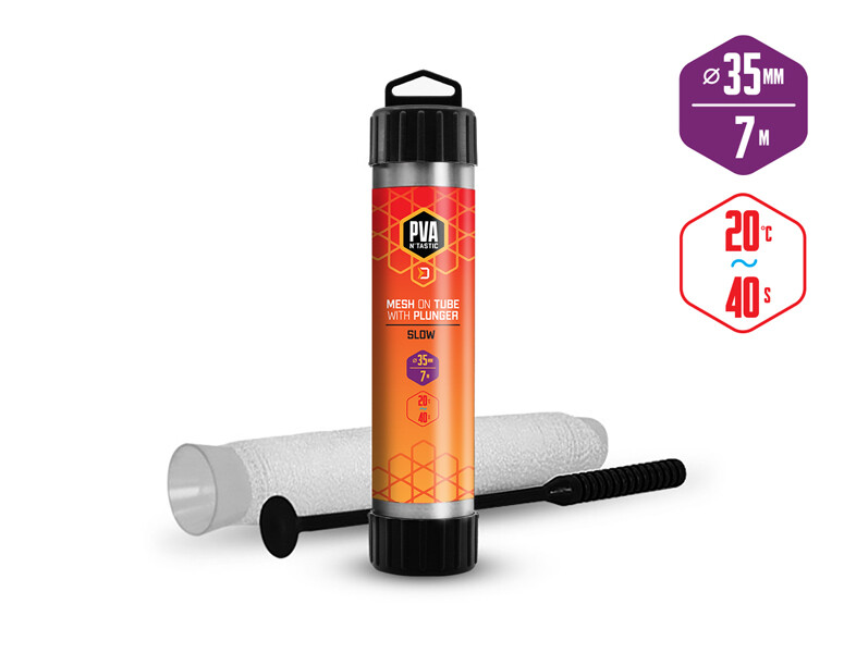 Punčocha Delphin PVA n ́tastic TUBA+PLNIČ / 7m - 35mm-35mm(široká) / pomaly rozpustná