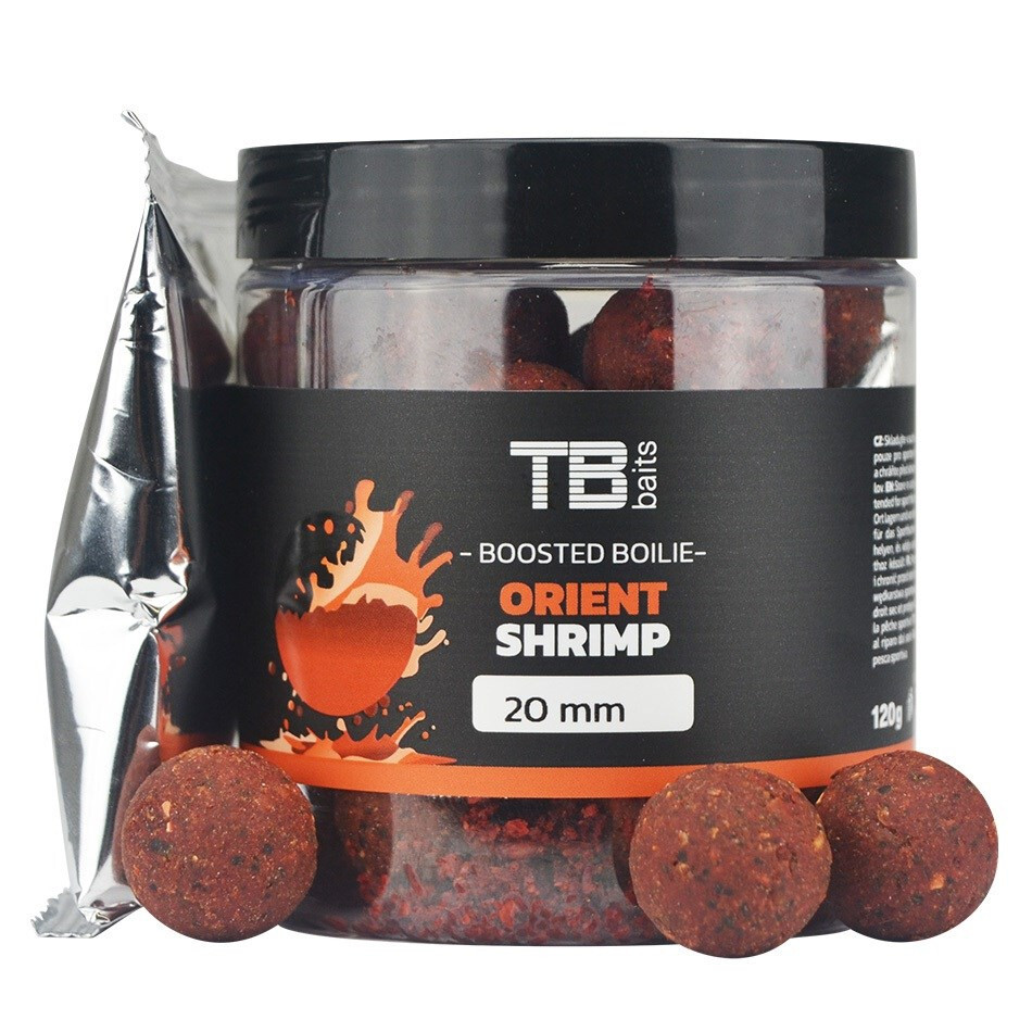 TB baits - Boosterované Boilie Orient Shrimp 120 g - 20mm