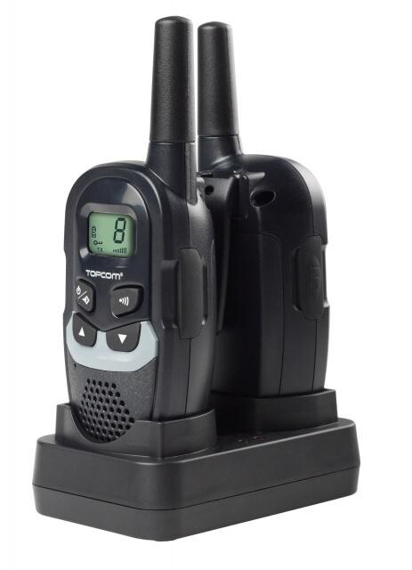Vysílačky Topcom Twintalker RC-6411 6 km, 8 kanálů + adaptér
