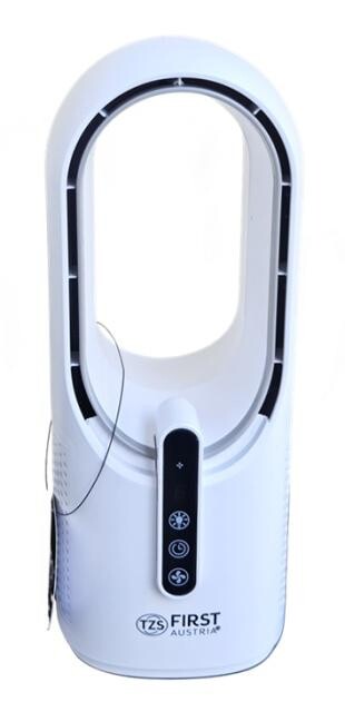 Bezlopatkový sloupový stolní ventilátor First Austria FA-5552-WI, LED osvětlení, USB-C