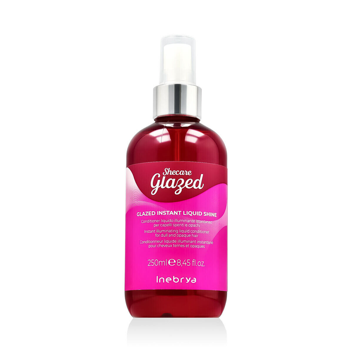 Inebrya SheCare Glazed Instant Liquid Shine Conditioner rozjasňující kondicionér pro matné a mdlé vlasy 250 ml pro ženy
