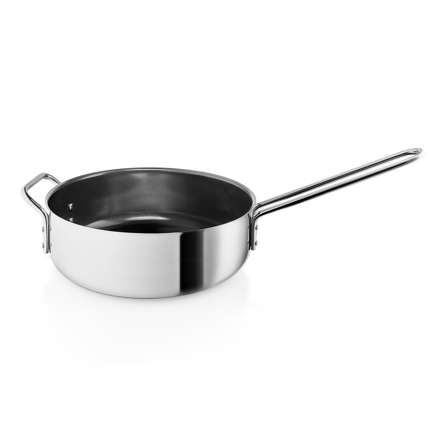 Nerezová pánev na soté s nepřilnavým keramickým vnitřním povrchem O 24 cm Eva Solo