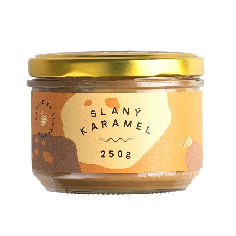 Oříškový krém SALTY CARAMEL 250 g, LYRA