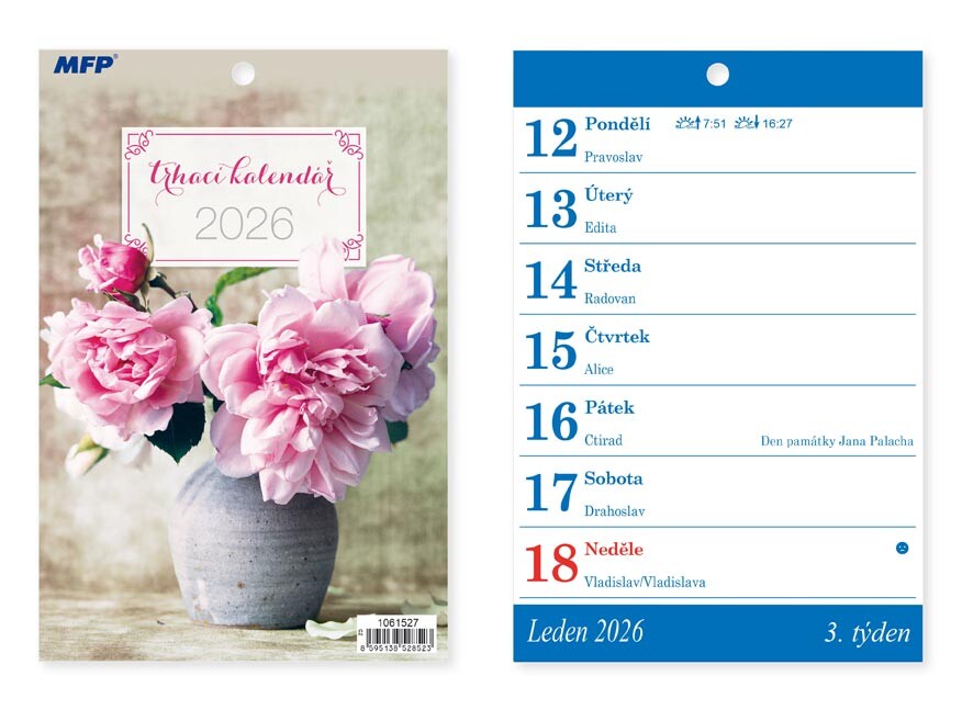 MFP 1061625 Kalendář 2026 A5 Trhací