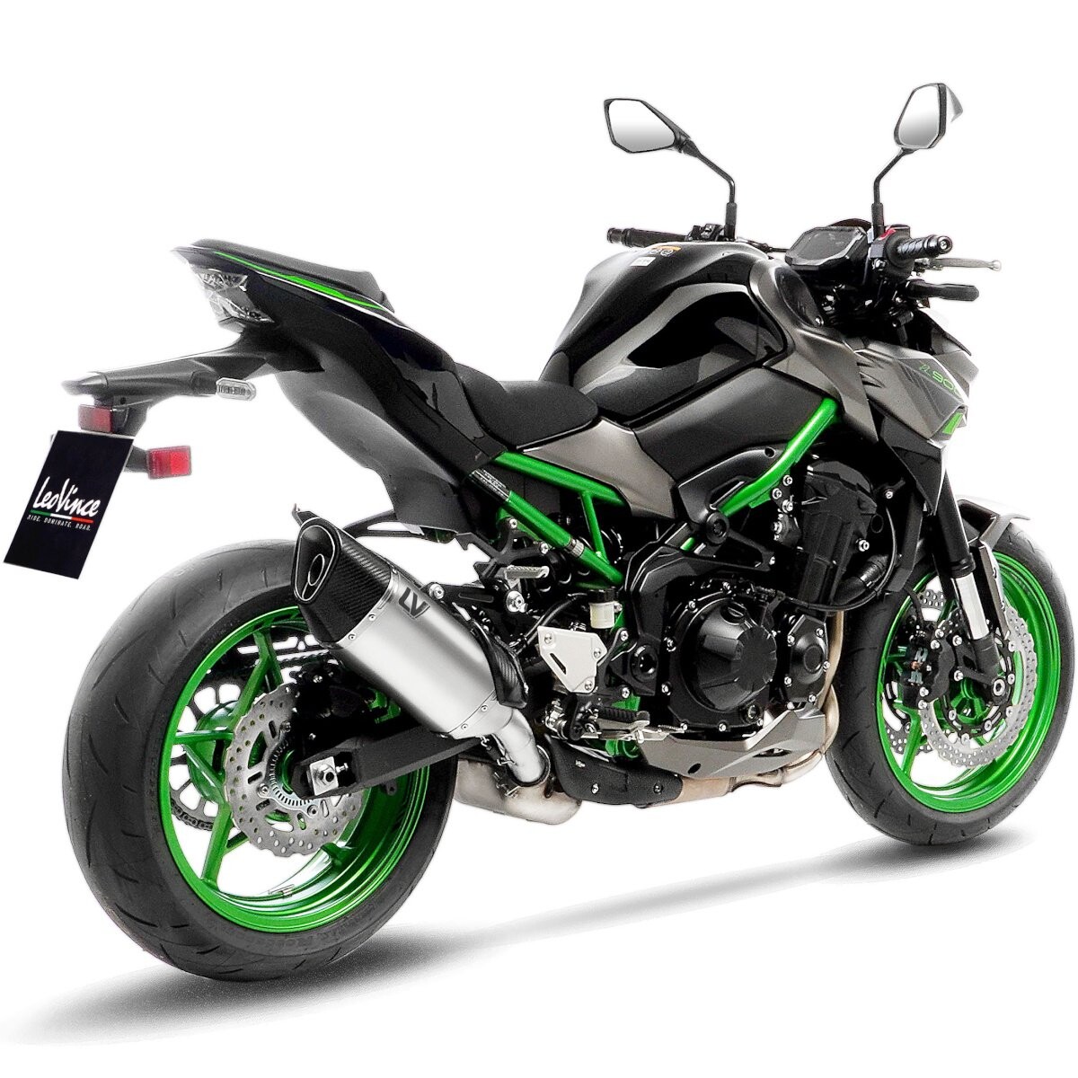 LeoVince LV-14 R TITANIUM Slip-on Honda CB 1000 Kawasaki Z900 (20-24)