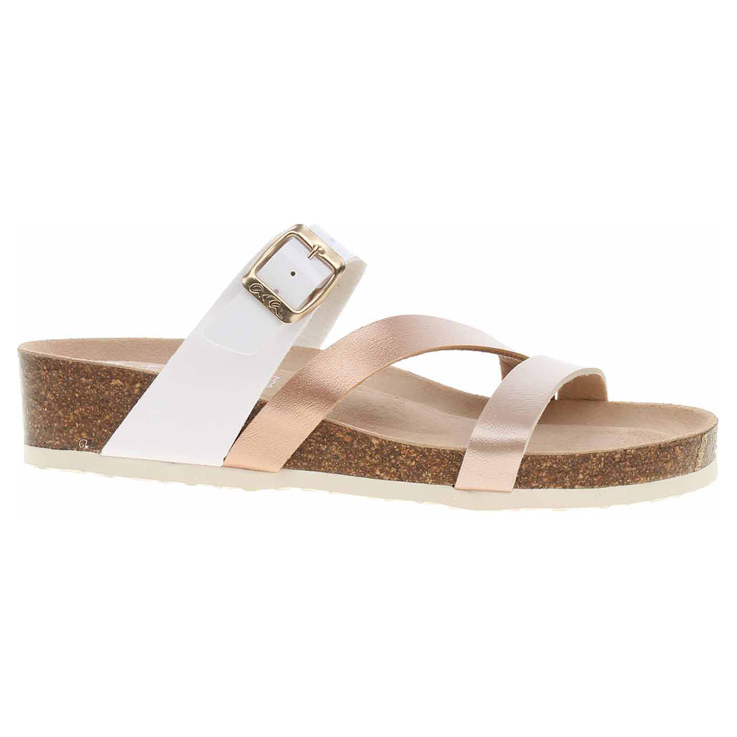 Ecco Dámské pantofle Ara 15-17212-15 platin-gold-weiss 23601316