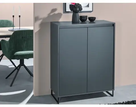 Skříňka Cologne, 80 cm, antracitová