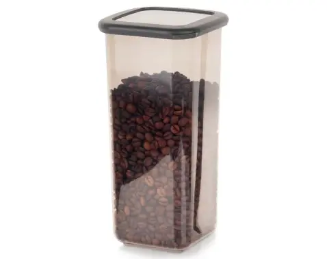 Dóza na potraviny 1,6 l, šedá čirá