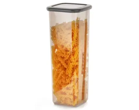 Dóza na potraviny 2 l, šedá čirá