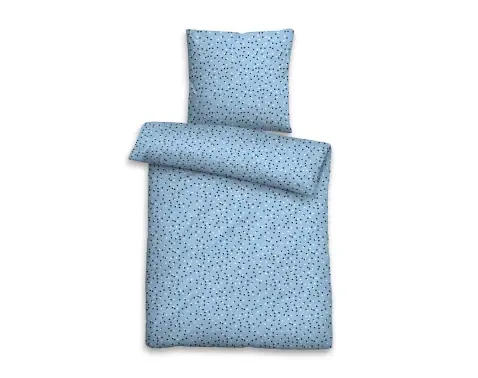 Povlečení seersucker 140x200 cm, modré