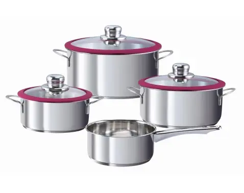 Sada hrnců (7 dílů) Berry, vínová