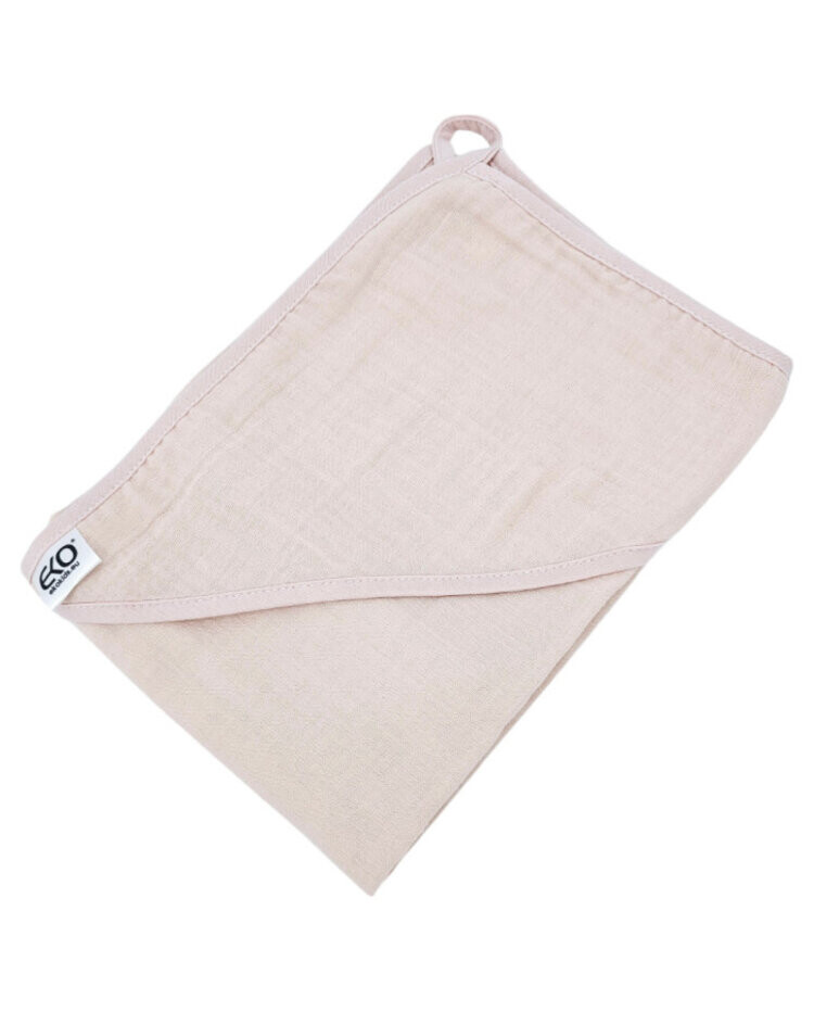 EKO Osuška na koupání mušelínová Rose pink 100x100 cm