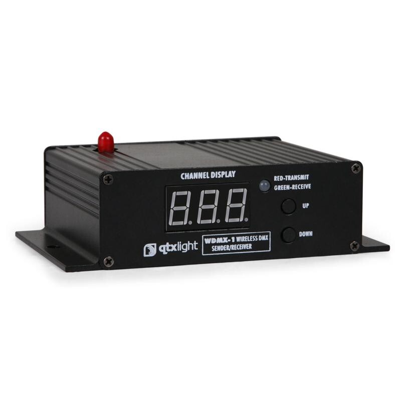 QTX WDMX-1 DMX rádiový prijímač a vysielač 2,4 GHz