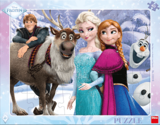 Puzzle Frozen: Na procházce 40 dílků deskové