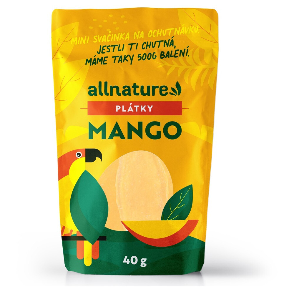 ALLNATURE Sušené mango plátky 40 g