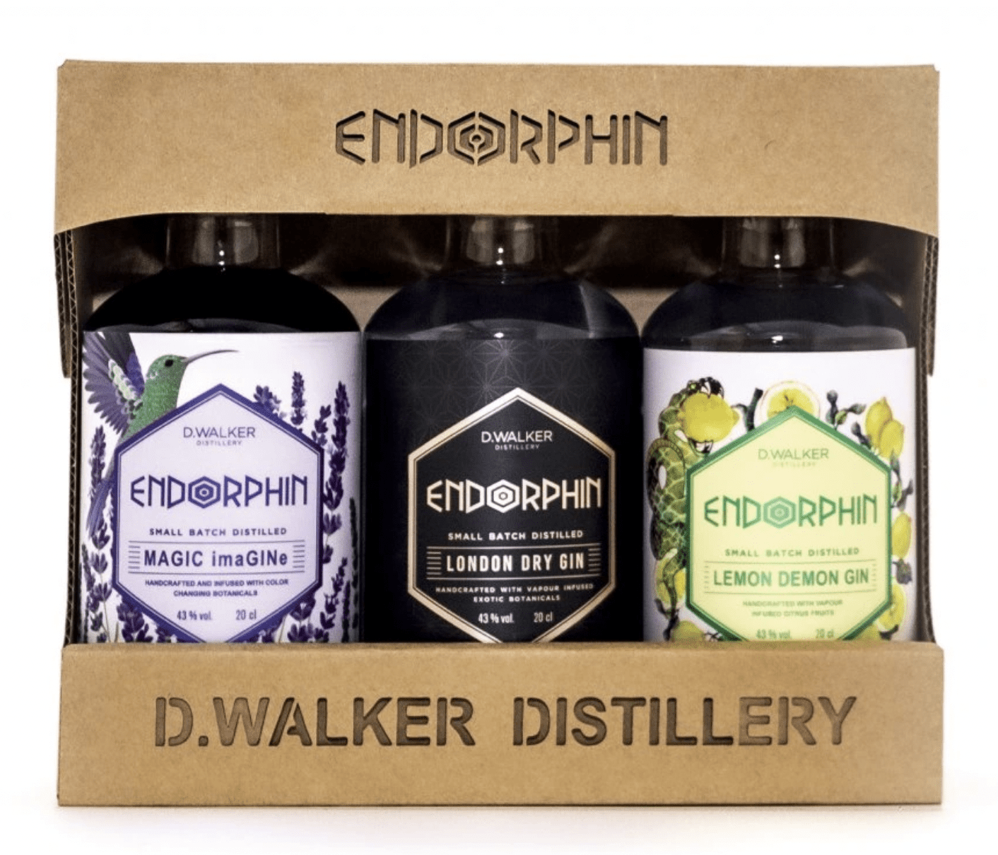 Degustační sada prémiových českých ginů 3x200ml